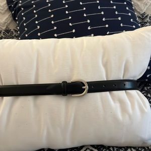 NWOT Black belt with silver buckle